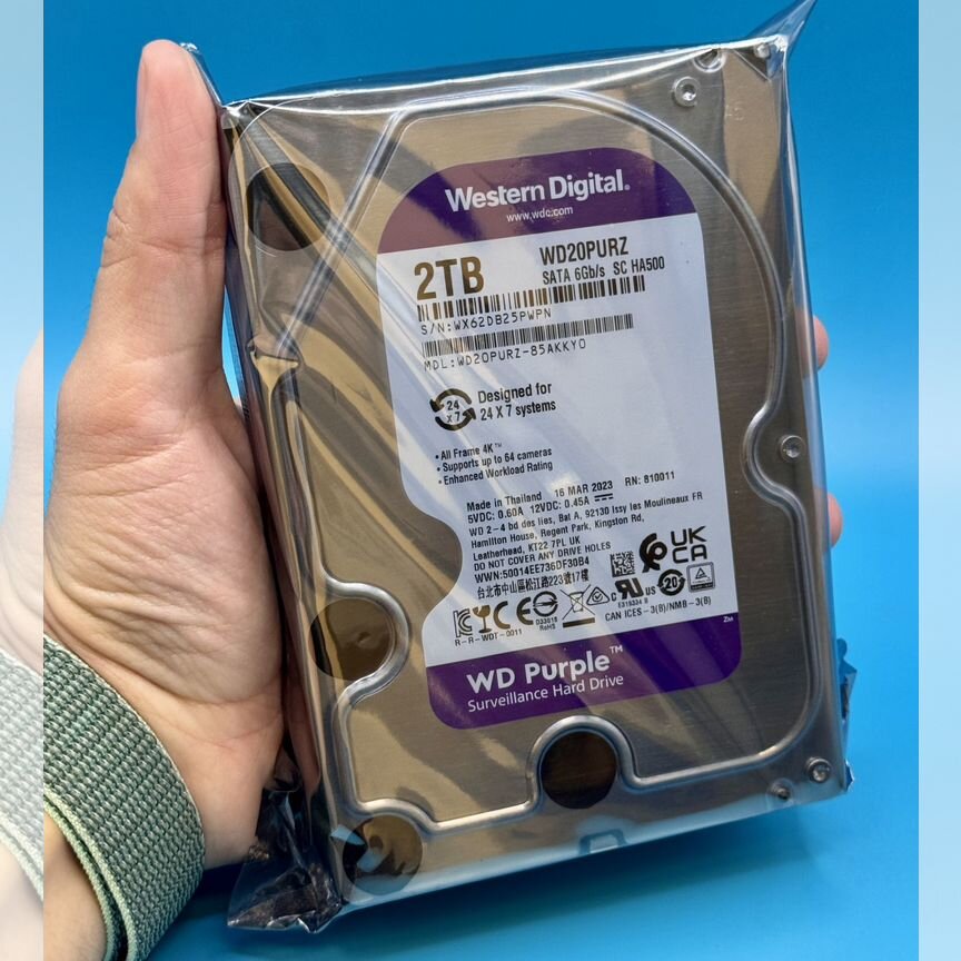 [WD20PURZ] 2тб Wd Purple