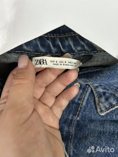 Джинсовая рубашка Zara