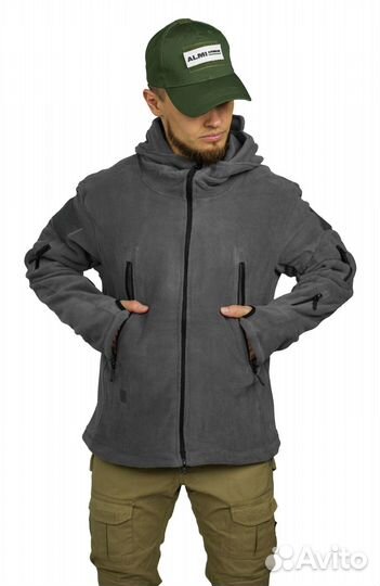 Флисовая куртка SharkSkin SoftShell (серая)