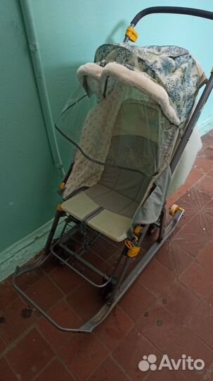 Коляска санки