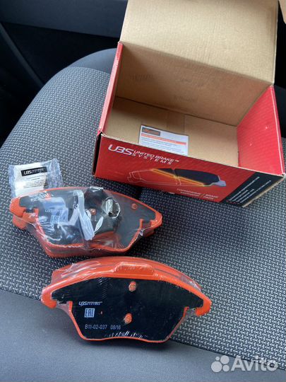 Тормозные колодки передние на volkswagen,skoda