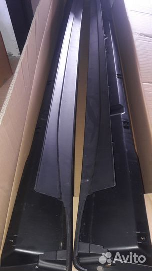 Накладки на пороги mitsubishi outlander 3