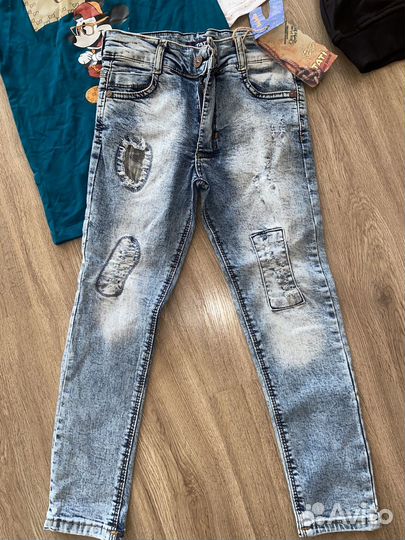 Пакет новых вещей для мальчика 7 8 лет 122 128