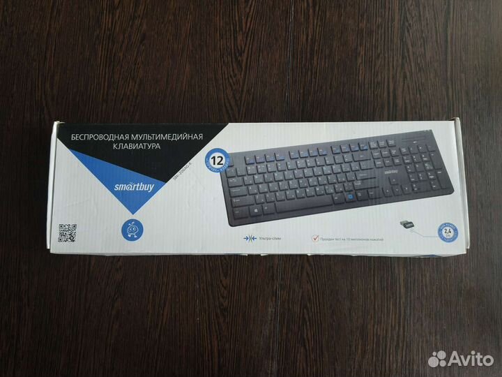 Клавиатура беспроводная Smartbuy SBK-206AG-K