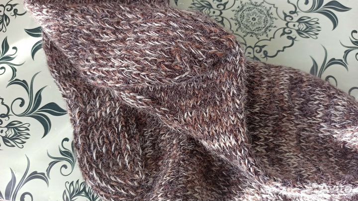 Носки ручной вязки шерстяные взрослые