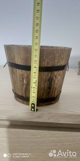 Деревянные кашпо