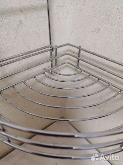 Полка подвесная угловая для рейлинга