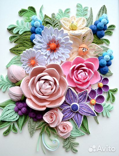 Картины из бумаги в технике квиллинг