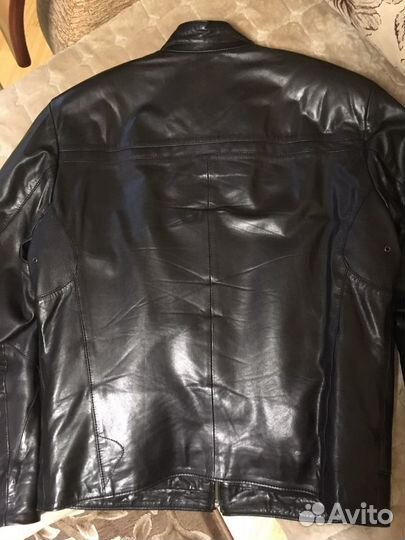Кожаная куртка мужская