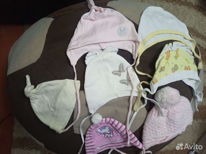 Шапки + набор для новорожденного