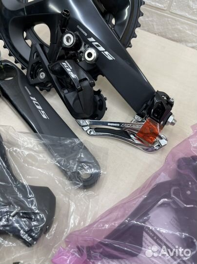 Шоссейные запчасти и групсет shimano 105 r7000