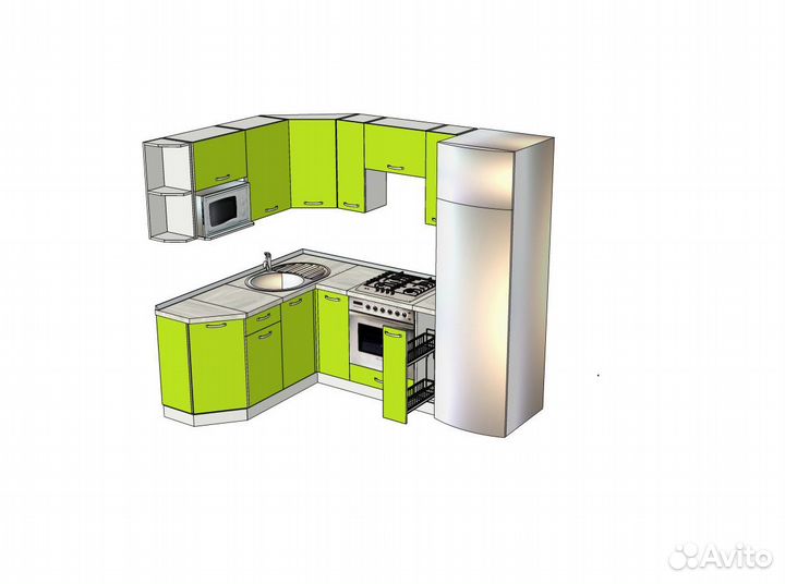 Кухня угловая