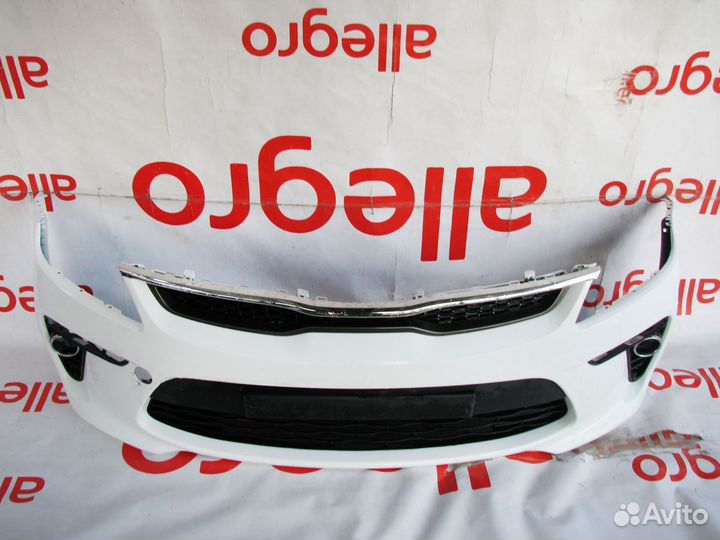 Kia Rio 4 Бампер передний 2017+