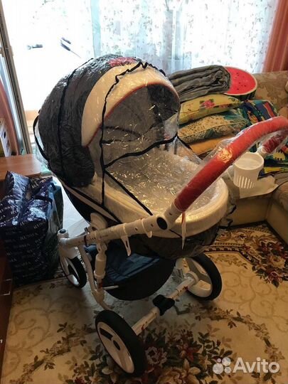 Коляска 3в1 Adamex monte carbon