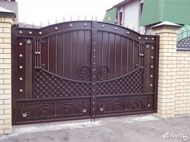 Покраска ворот