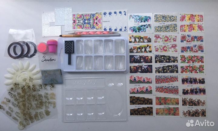 Верхние формы, слайдеры, палитра, дотс