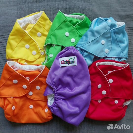 Многоразовые подгузники с вкладышами