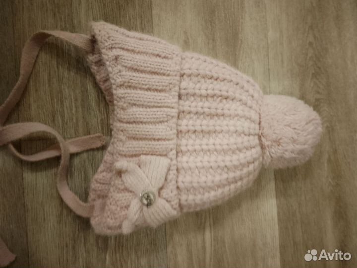 Шапка зимняя для девочки 48 50