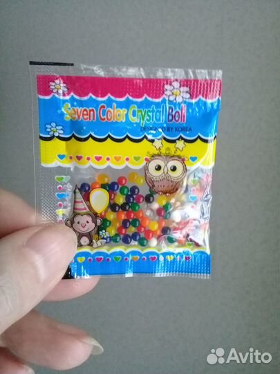 Цветные шарики растущие в воде