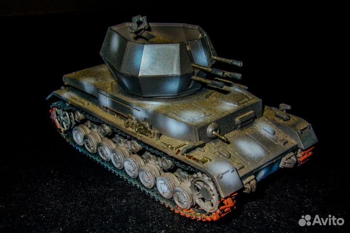 Модель танк 1/72 Flak Panzer Wirbelwind Германия