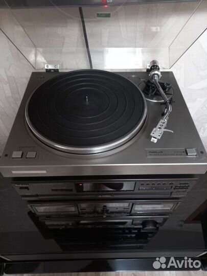 Блочная аудио стойка Technics с напольной акустикй