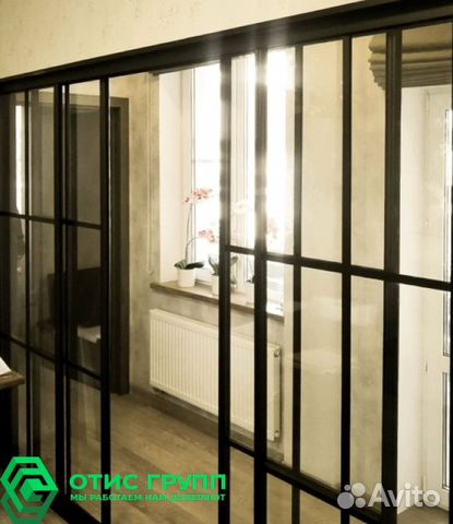 Стеклянные перегородки