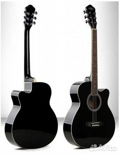 Акустическая 6-струнная гитара с вырезом