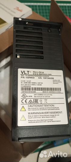 Частотный преобразователь vlt 2.2 кВт