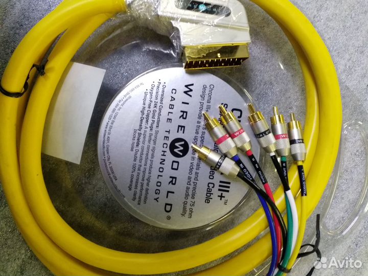 WWD-CSC 2.0м chromaiii+, scart-6RCA кабель 2м