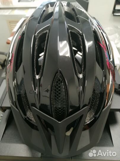 Велошлем alpina Mtb 17 Black-White-Red Gloss 58-61