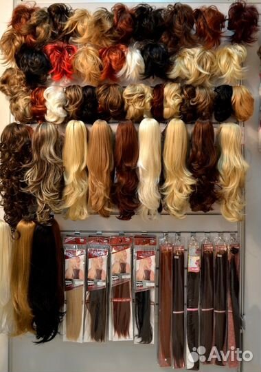 Парики, шиньоны