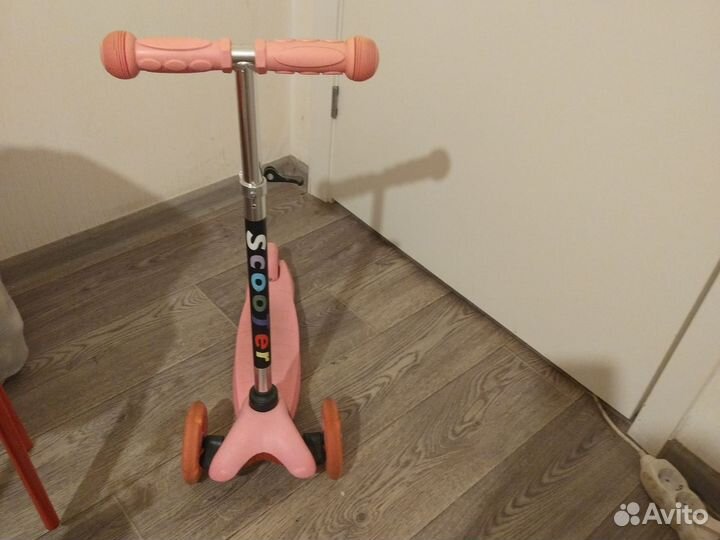Самокат детский трехколесный бу