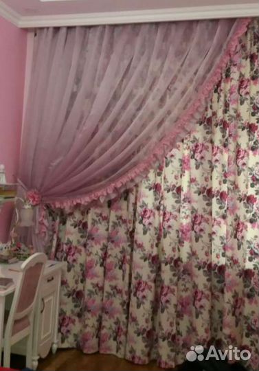 Пошив штор. Римские шторы.Развеска