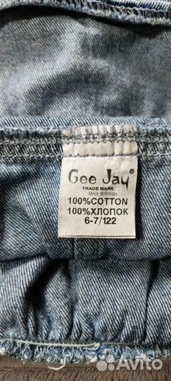 Платье для девочки джинсовое