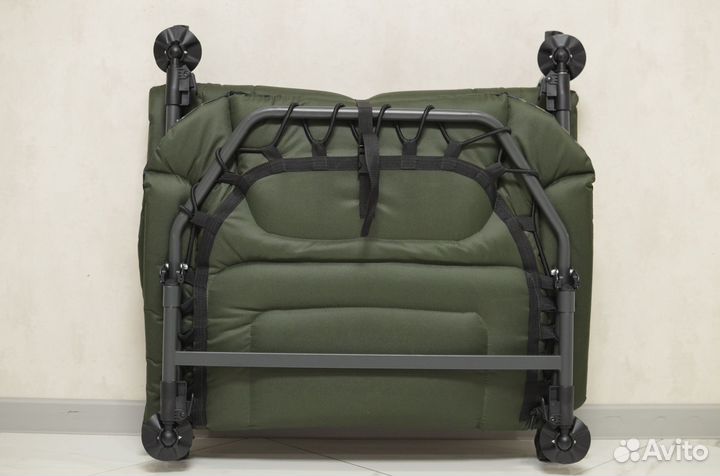 Раскладушка, карповая, кровать 8 ног, 200 кг