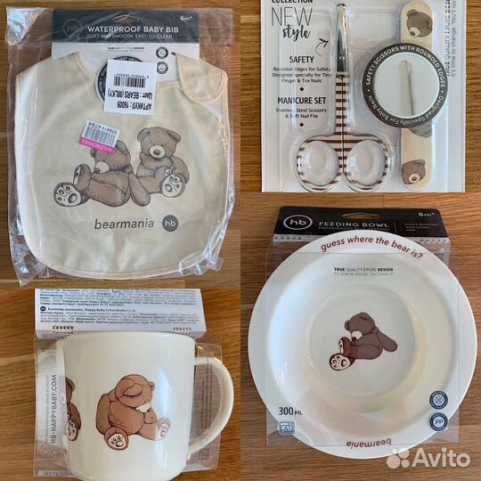 Набор детской посуды и маникюрный набор