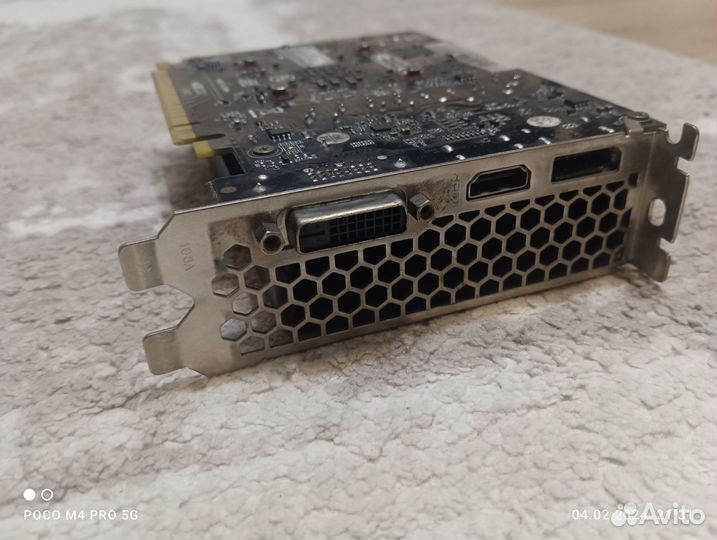 Видеокарта Palit GeForce GTX 1050 2GB на пломбе