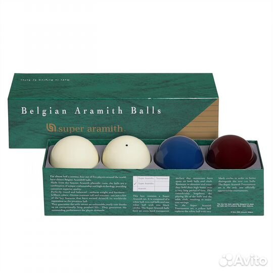 Шары карамболь Super Aramith Carom 61,5 мм