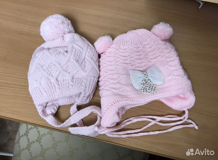 Шапочка зимняя 0-3 мес