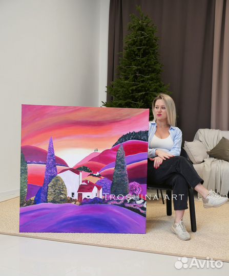 Картина на холсте ручная работа