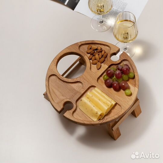 Винный столик менажница