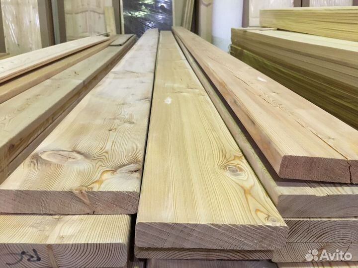 Доска террасная лиственница гладкая