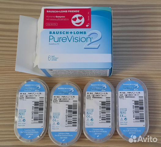 Продаю линзы контактные