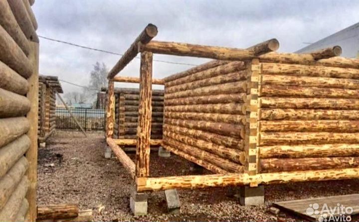 Сруб бани 6х4+2 с доставкой