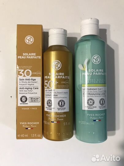 Солнцезащитный крем и после загара