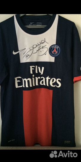 Футболка с автографом Давида Луиза