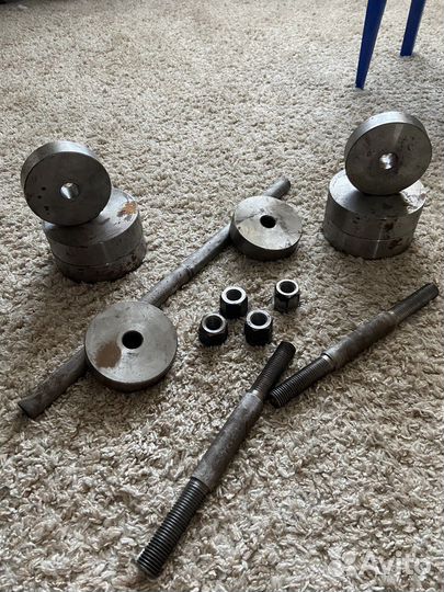 Штанга и гантели разборные