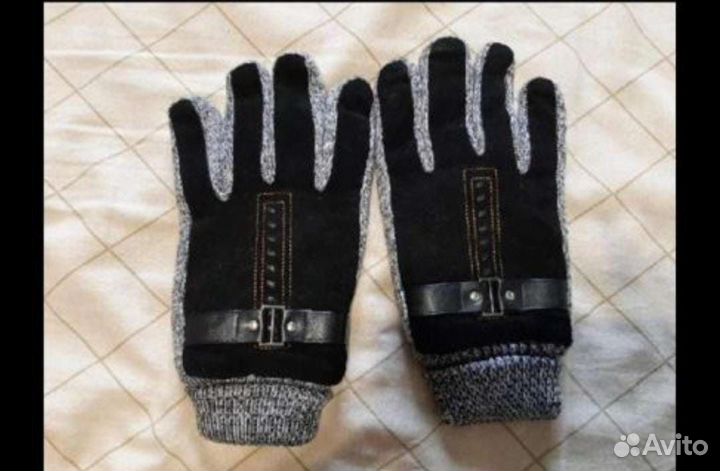 Перчатки зимние новые, шапка, шарф, кофта