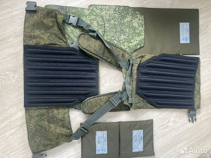 Боевой нагрудник защитый бнз 6б46 ратник