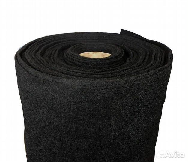Карпет черный с клеевым слоем
